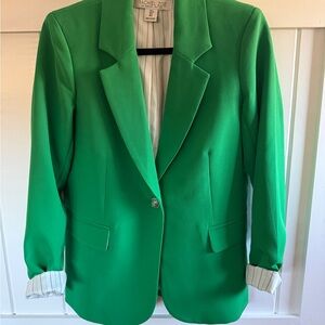 Rachel Zoe Striped Lining Blazer